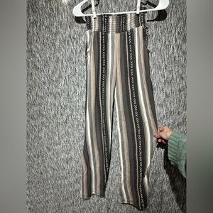 Mossimo Supply Co. Wide Leg Striped Yoga Pants - Black, Gray, Cream